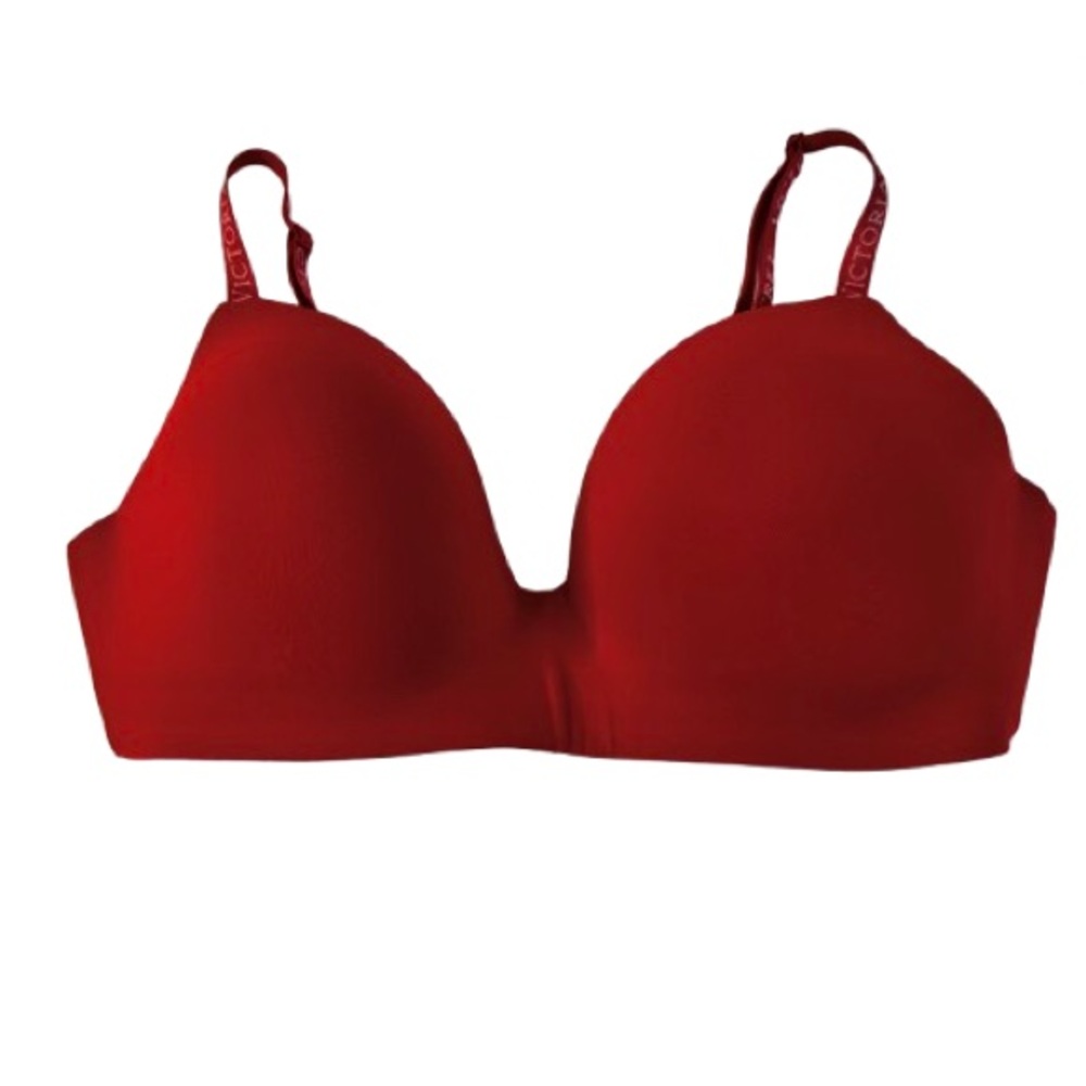 Victoria's Secret Red Molded T-Shirt Bra